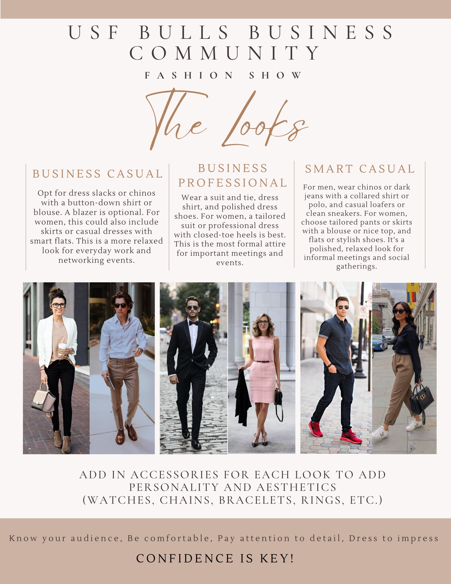 BBC Fashion Show Flyer