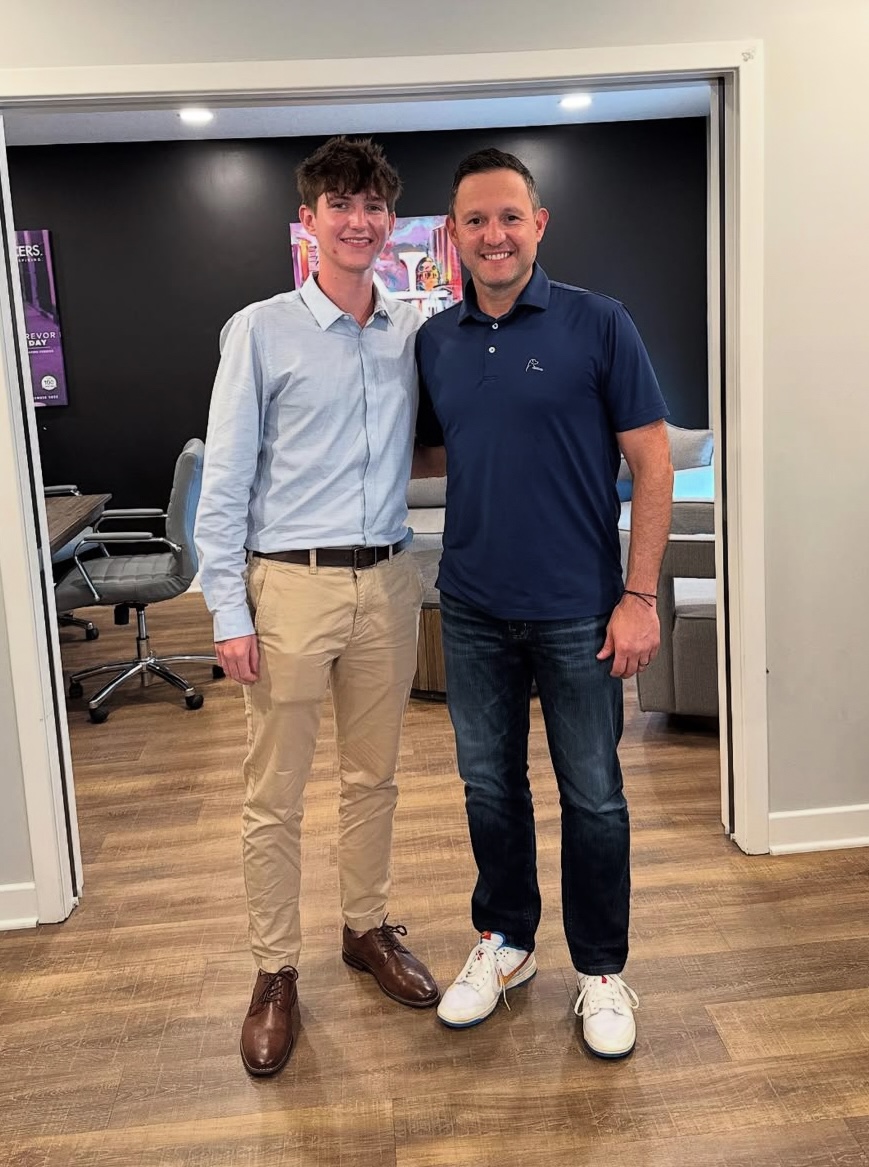 Michael with Brad Noll