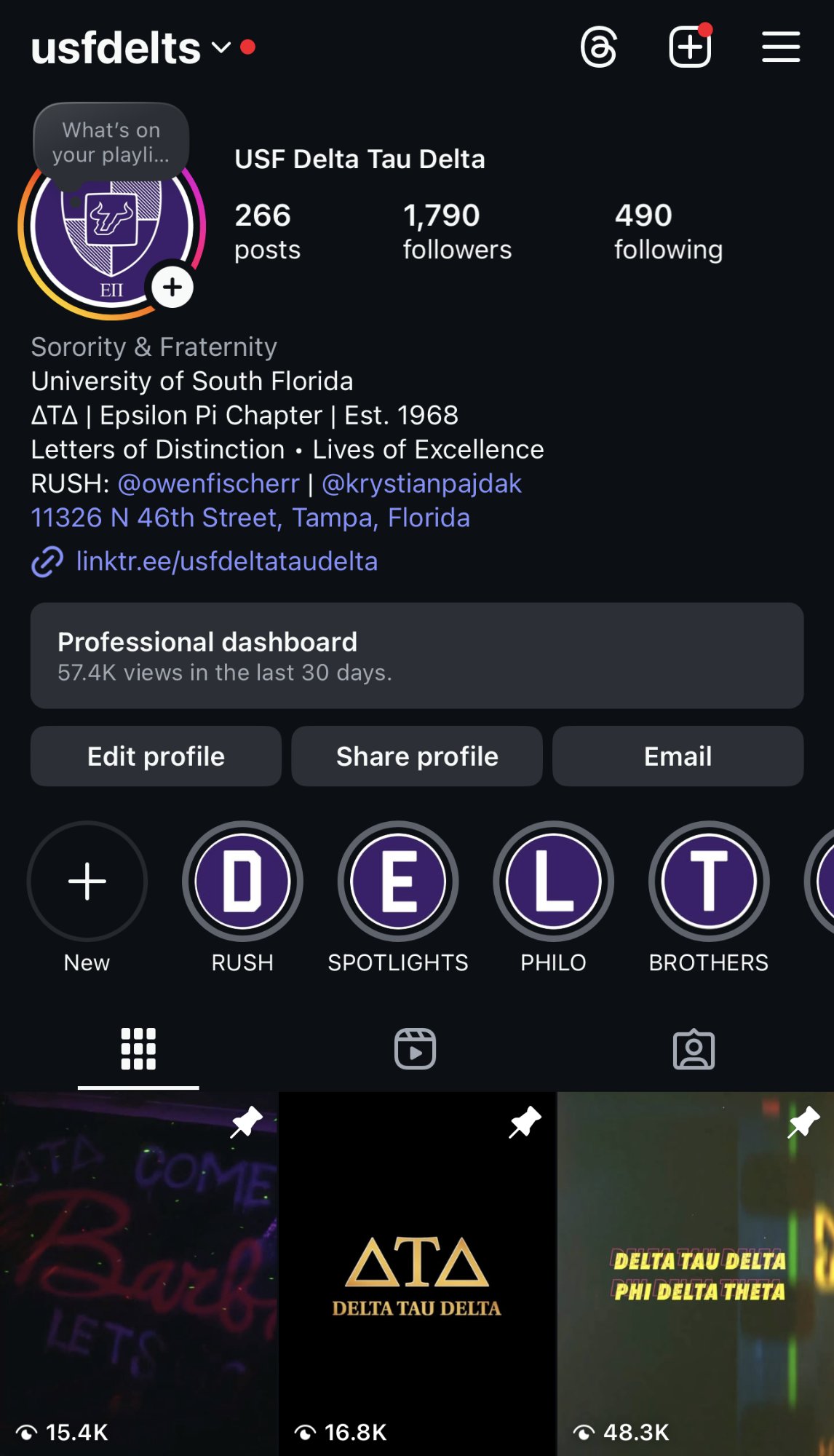 Instagram — before